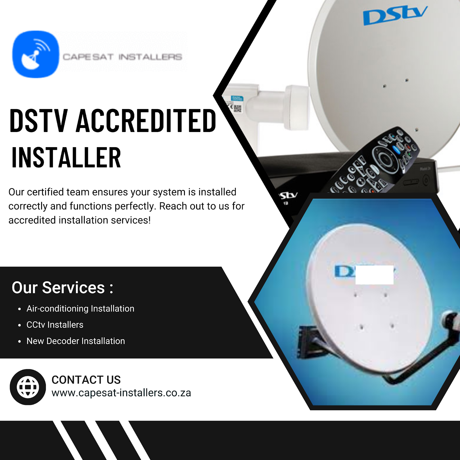 DSTV accredited installer