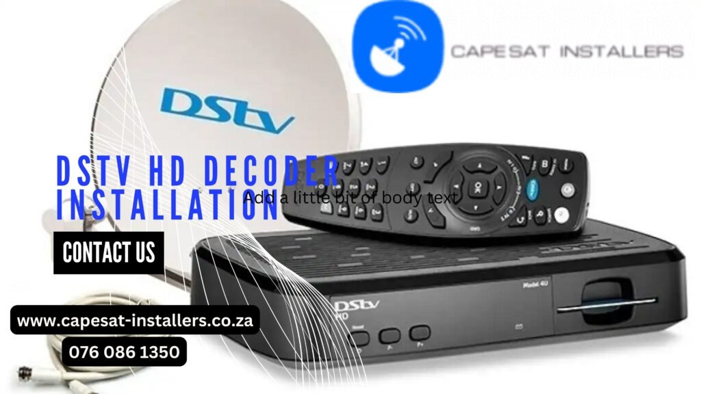  DStv HD decoder installation